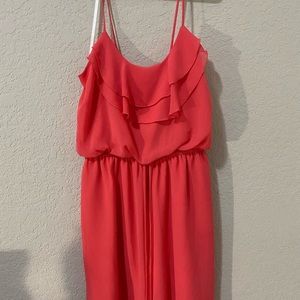 coral dress